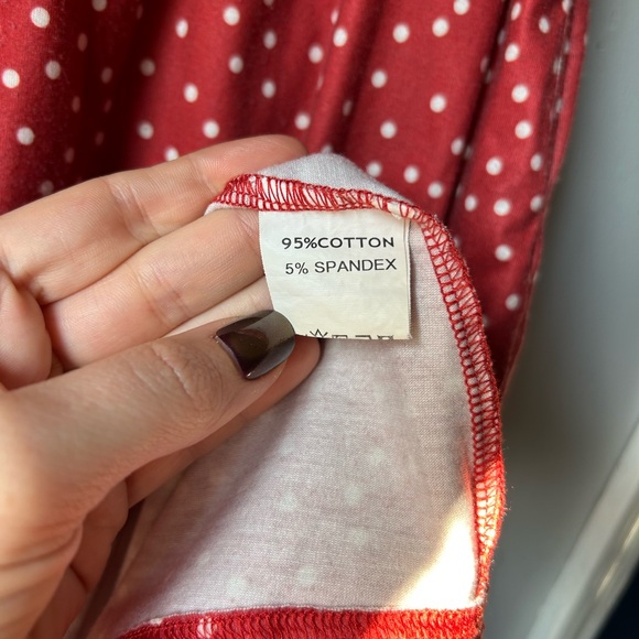 Red dots Nursing Sundress - Picture 2 of 4